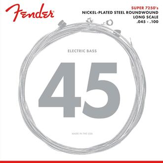 Fender F-7250ML snarenset elektrische basgitaar snarenset elektrische basgitaar, nickel roundwound, medium light 045-065-080-100