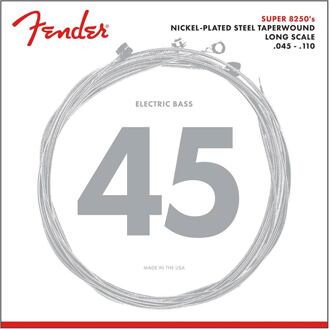 Fender F-8250M snarenset basgitaar (snaren door body) snarenset basgitaar (snaren door body), nickel roundwound, medium 045-065-085-110tw