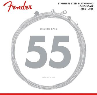 Fender F-9050M snarenset elektrische basgitaar snarenset elektrische basgitaar, stainless steel flatwound, medium, 055-070-090-105