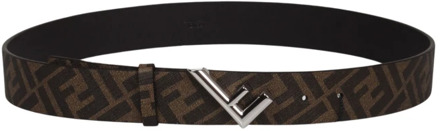 Fendi Belts Fendi , Brown , Heren - 90 Cm,100 Cm,95 CM