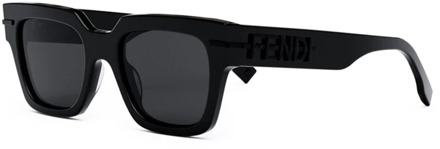 Fendi Geometrische zonnebril Fendigraphy Model Fendi , Black , Heren - 51 MM