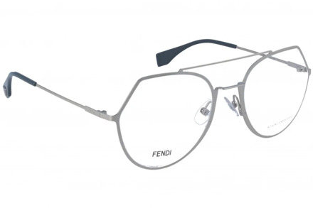 Fendi Glasses Fendi , Gray , Dames - 53 MM