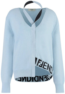 Fendi Knitwear Fendi , Blue , Dames - 2XS