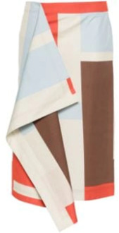 Fendi Midi Skirts Fendi , Multicolor , Dames - XS