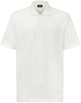 Fendi Natuurlijke T-shirts en Polos Collectie Fendi , Beige , Heren - Xl,L,M,S