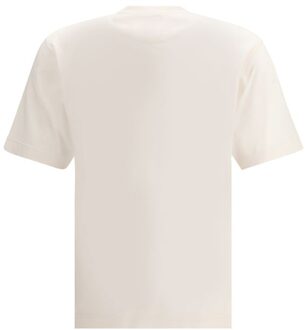 Fendi Roma 1925 T-shirt met print Ivoor
