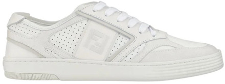 Fendi Sneakers Fendi , White , Heren - 40 Eu,42 EU