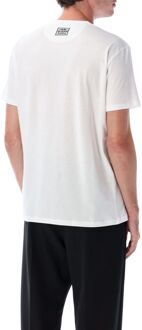 Fendi Stempel T-shirt Wit