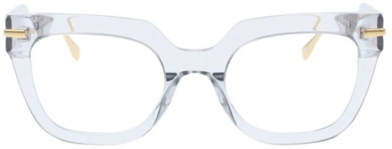 Fendi Stijlvolle zonnebril met uniek ontwerp Fendi , Gray , Dames - 50 MM