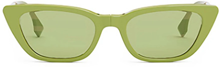 Fendi Sunglasses Fendi , Green , Dames - 53 MM