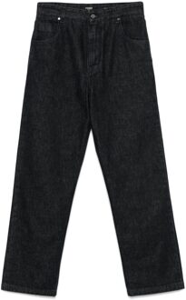 Fendi Zwarte Denim Jeans Donkergrijs - 32 (Taille)