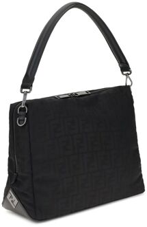 Fendi Zwarte Polyamide Schoudertas