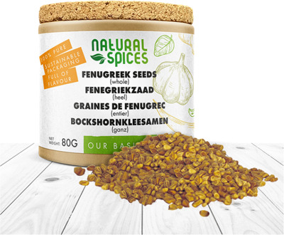Fenegriek heel - 80 gram