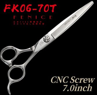 Fenice 7.0 Inch Kappers Schaar Haar Knippen Schaar Professionele Jp 440c Staal Kapper Schaar Voor Kapper FK06-70T
