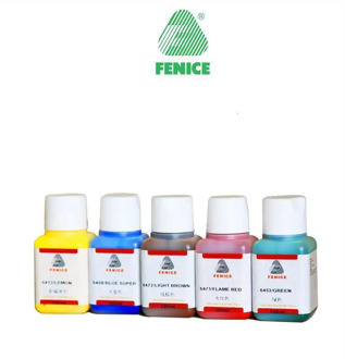 FENICE Italy Imported leather Edge Oil 100ml 18 colors Waterborne Sealant Cold proof High grade sealing paint dye Bright Matte