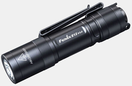 Fenix E12 V3.0 Zaklamp Zwart - One size
