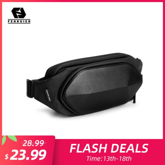 Fenruien Multifunction Crossbody Bags Men Chest Bag Short Trip Water Repellent Shoulder Bag Male Casual Messengers Bag 2020 New