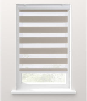 Fenstr Duo-rolgordijn Zandkleur - 80x190 Cm - Polyester - Crème