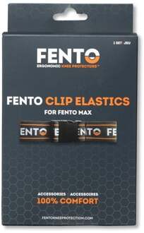 Fento Max Set Clip Elastieken 064 | Zwart | 4 Stuks - 896725