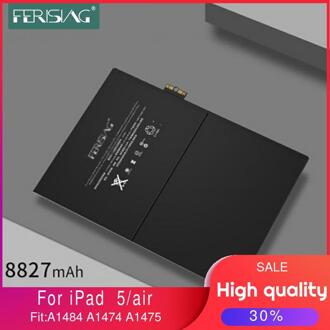 Ferising Tablet Batterij Voor Ipad 5 Air 1 IPad5 A1474 A1475 A1484 A1476 A1822 A1823 A1893 A1954 Bateria Vervangende Batterijen