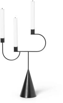 Ferm Living Avant Candelabra Kandelaar Zwart