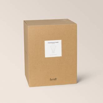 Ferm Living Fonteinvaas, wit, hoogte 30,5 cm, keramiek