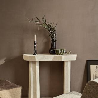 Ferm Living Gale kandelaar, zwart, 25,4 cm, aluminium