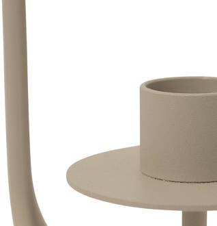 Ferm Living Kandelaar Sway, beige, hoogte 30 cm, ijzer