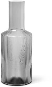 Ferm Living Ripple Karaf 0,9 L Transparant