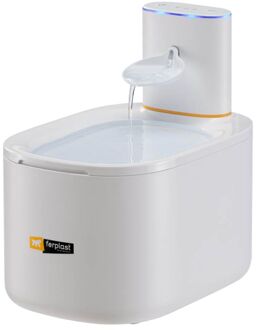 Ferplast Astra - Drinkfonteint kat - 16,5x22x24 cm - Wit