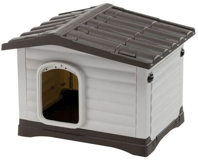 Ferplast Dogvilla 60 - Hondenhok - Wit/Grijs