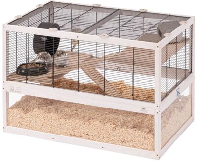 Ferplast Domster 80 - Hamsterkooi - 80x56x50 cm - White wash