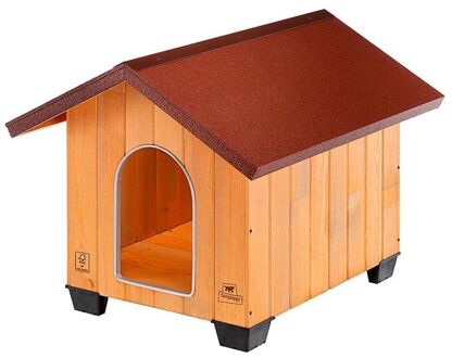 Ferplast Hondenhok Domus Medium 70 X 83 Cm Hout Naturel/bruin