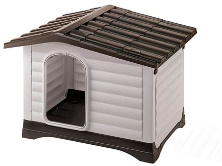 Ferplast Hondenhok Villa 70 73x59x53 cm grijs 87253099