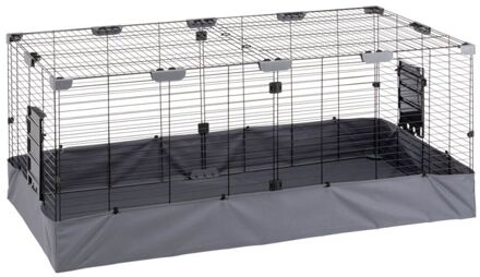 Ferplast Hub 02 - Konijnenkooi - 120x90x80 cm - Grijs - 7,22 kg