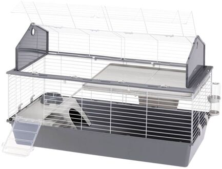 Ferplast Konijnenhok Barn 120 119x58x77 cm blauw