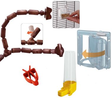 Ferplast Vogelkooi Giulietta-4 Hout 57 X 50 X 30 Cm Bruin