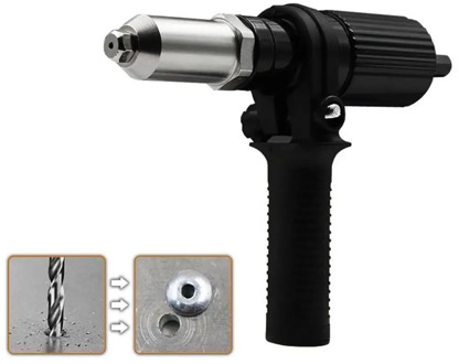 Ferramentas Automotiva Electric Rivet Gun Core Outillage Gun Adapters Electric Drill Rivet Machine Grab Rivets Rivet Gun Heads