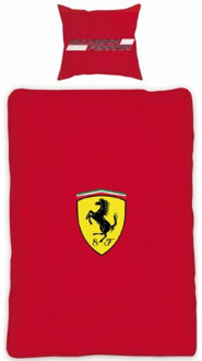 Ferrari Dekbedovertrek Ferrari rood logo