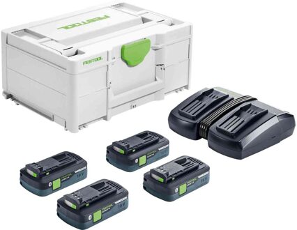 Festool Accessoires SYS 18V 4x4,0/TCL 6 DUO Energie-set - 577104