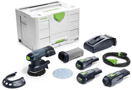 Festool Accu-excenterschuurmachine ETSC 125 3,0 I-Set - 577689 - 577689