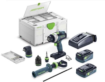 Festool Accu-klopboormachines TPC 18/4 5,0/4,0 I-Set QUADRIVE - 577621 577621