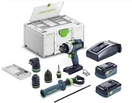 Festool Accu-klopboormachines TPC 18/4 5,0/4,0 I-Set/XL QUADRIVE - 577622