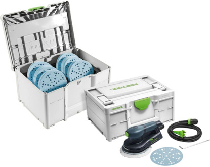 Festool ETS EC 150/3 EQ-SYS GR excenterschuurmachine + SYS-STF D150 GR-Set in Systainer - 578265