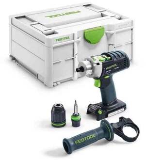 Festool PDC 18/4 Li BASIC accu-klopboormachine QUADRIVE | zonder accu's en lader