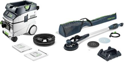 Festool PLANEX LHS-E 225/CTL 36-Set Langnek-schuurmachine- en stofzuigerset | Complete set voor schuren - 578417