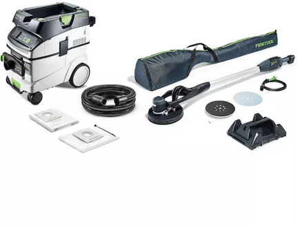 Festool PLANEX LHS-E 225/CTM 36-Set Langnek-schuurmachine- en stofzuigerset | Voor intensief gebruik - 578418