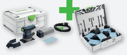 Festool RTS 400 REQ GR SYS P Vlakschuurmachine | Met GRANAT schuurpapier gevulde Systainer 3 - 578205