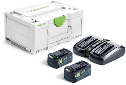 Festool SYS 18V 2xHP5,0/TCL6DUO Energie-set - 578679
