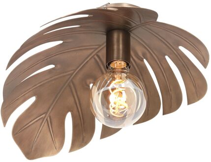 Feuilleter wandlamp - E27 (grote fitting) - brons